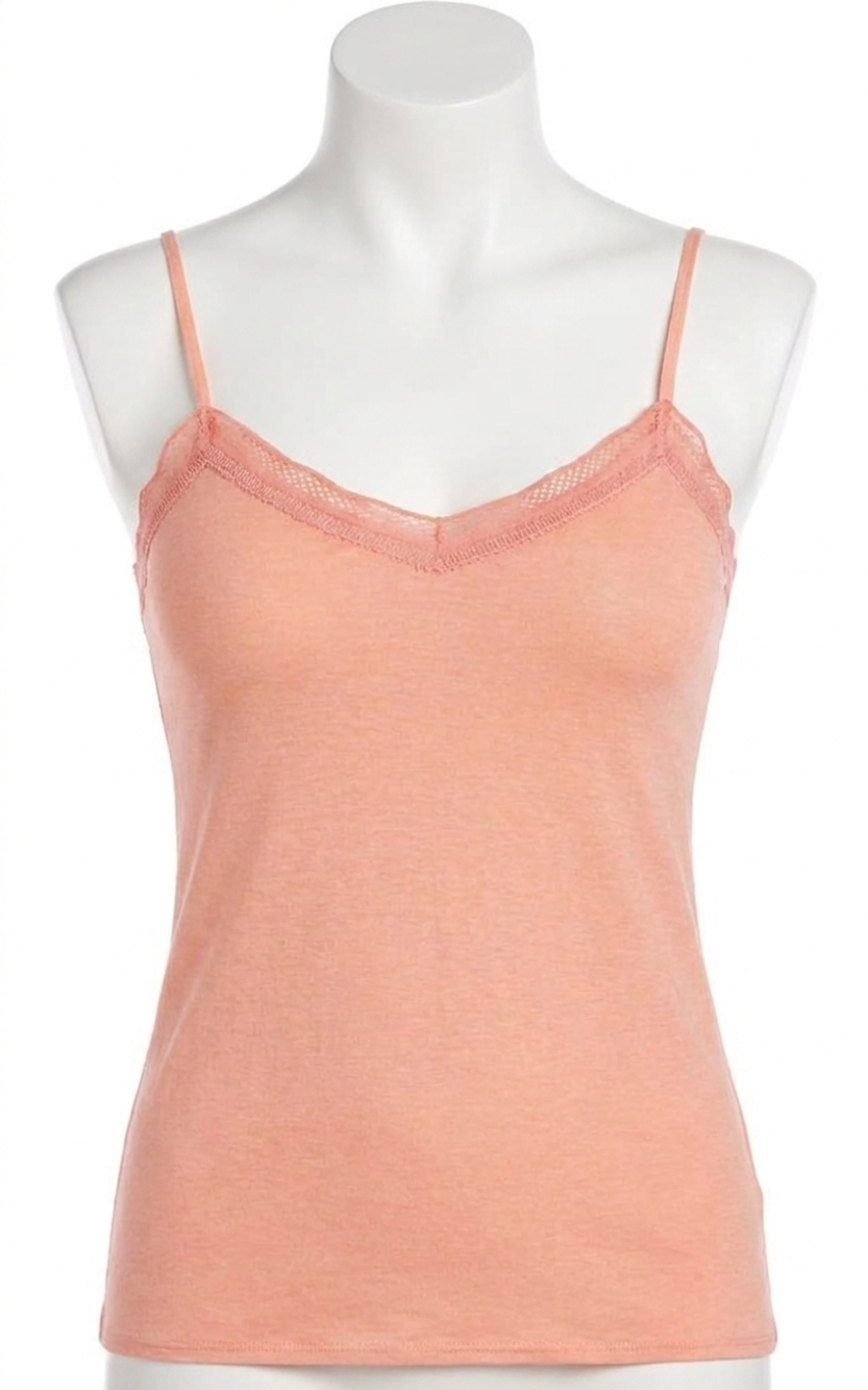 NEW COMMANDO pure pima cami top in peach blossom